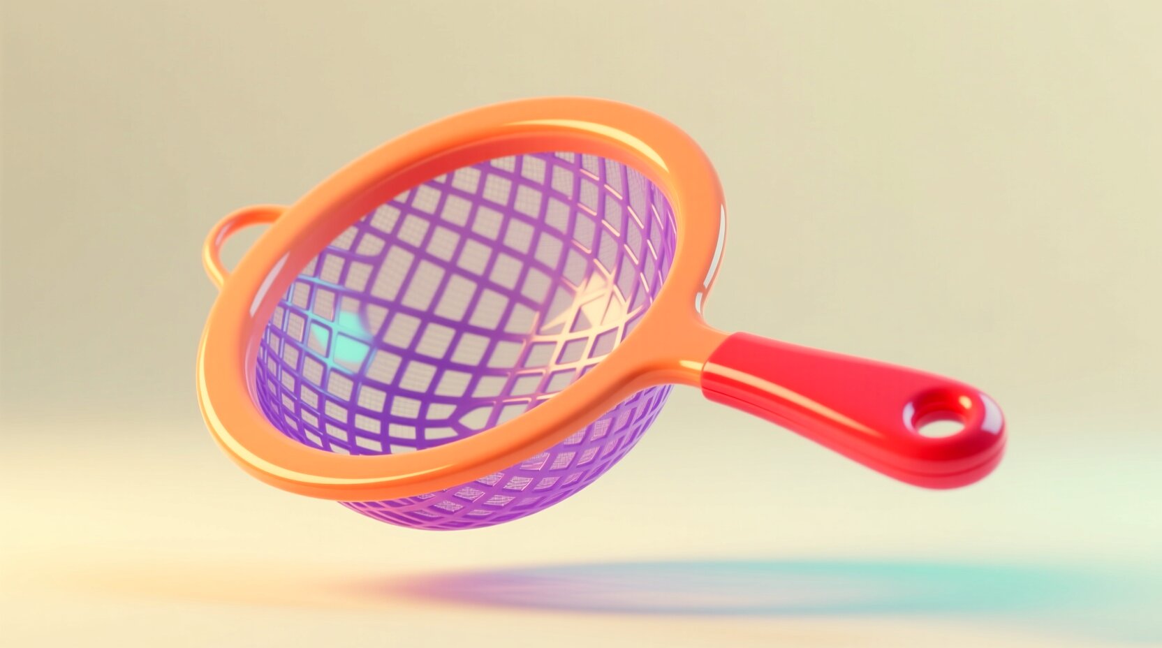 Colador 3D inclinado que representa los criterios para filtrar proveedores