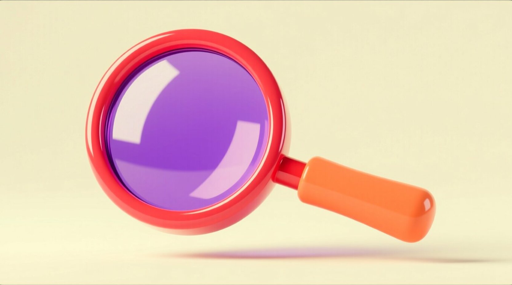 Lupa 3D que representa la revisión detallada de propuestas de proveedores