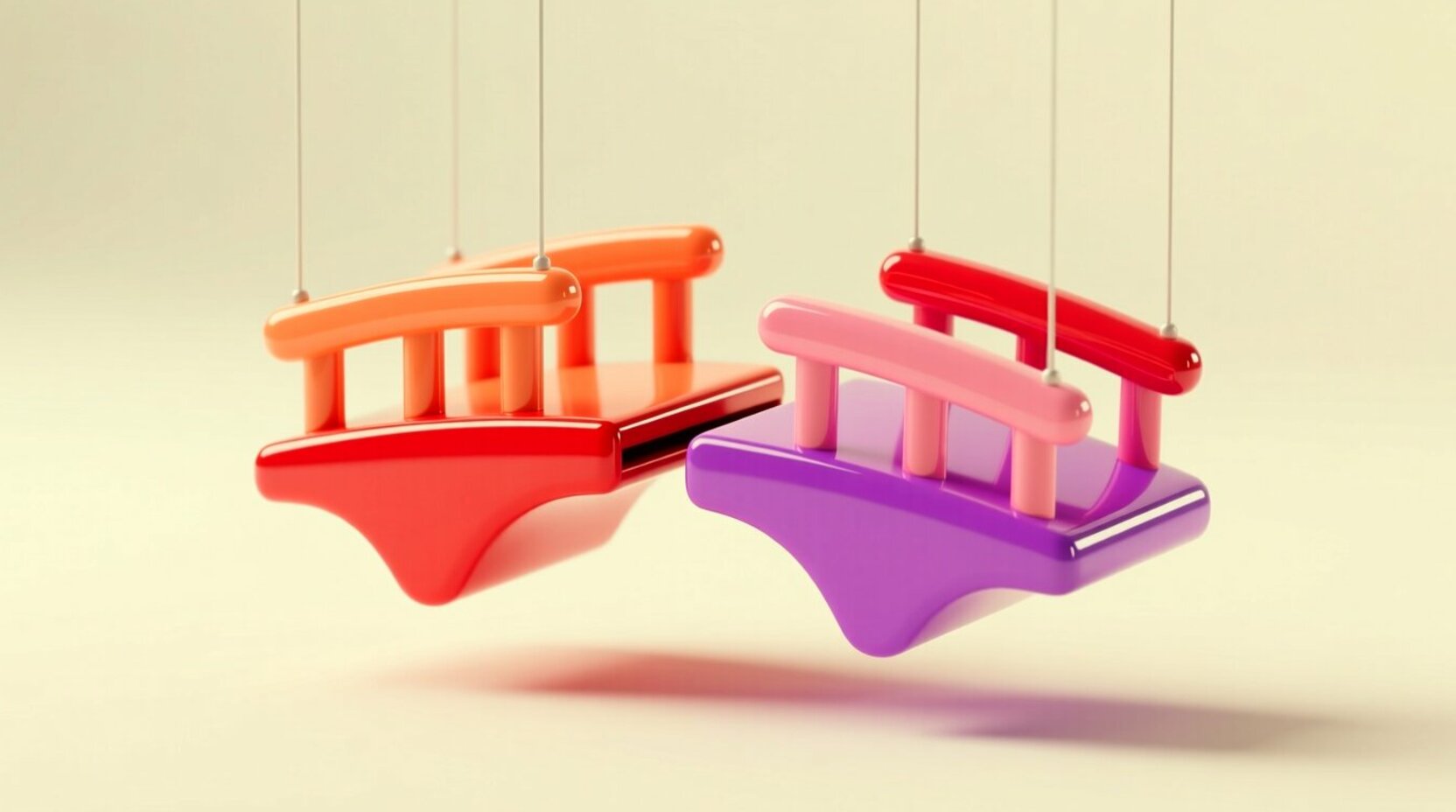 Puente 3D al que le falta un tramo en medio, metáfora de una integración incompleta