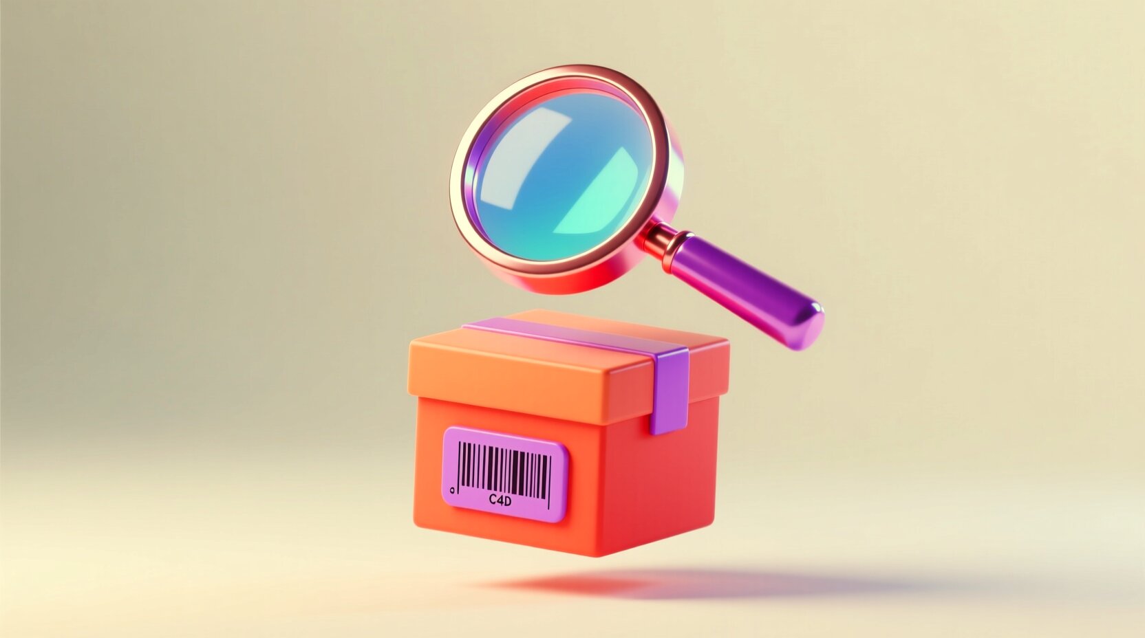 Lupa sobre una caja de inventario que representa un piloto de pruebas acotado