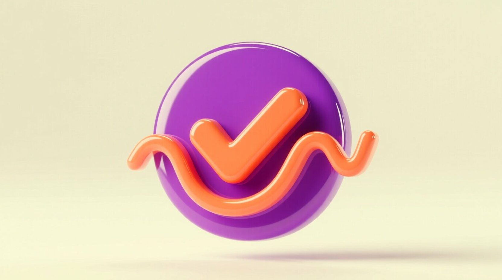 Insignia 3D con una palomita y una onda de sonido